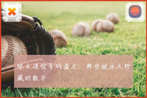 球衣退役号码盘点：那些被永久珍藏的数字